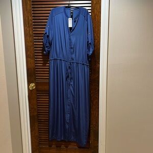 Chico’s size 3 blue polyester dress